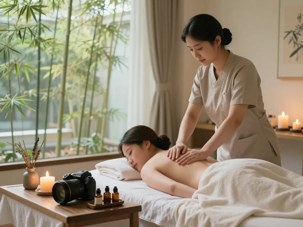Experience quality 역삼동마사지 in a tranquil spa setting with calming atmosphere and soothing decor.