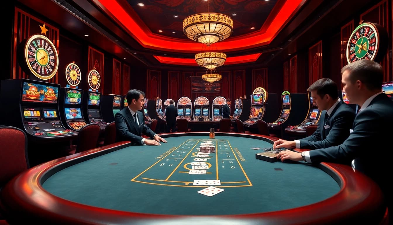 Experience the thrill of MM88 with vibrant casino games featuring poker and roulette.