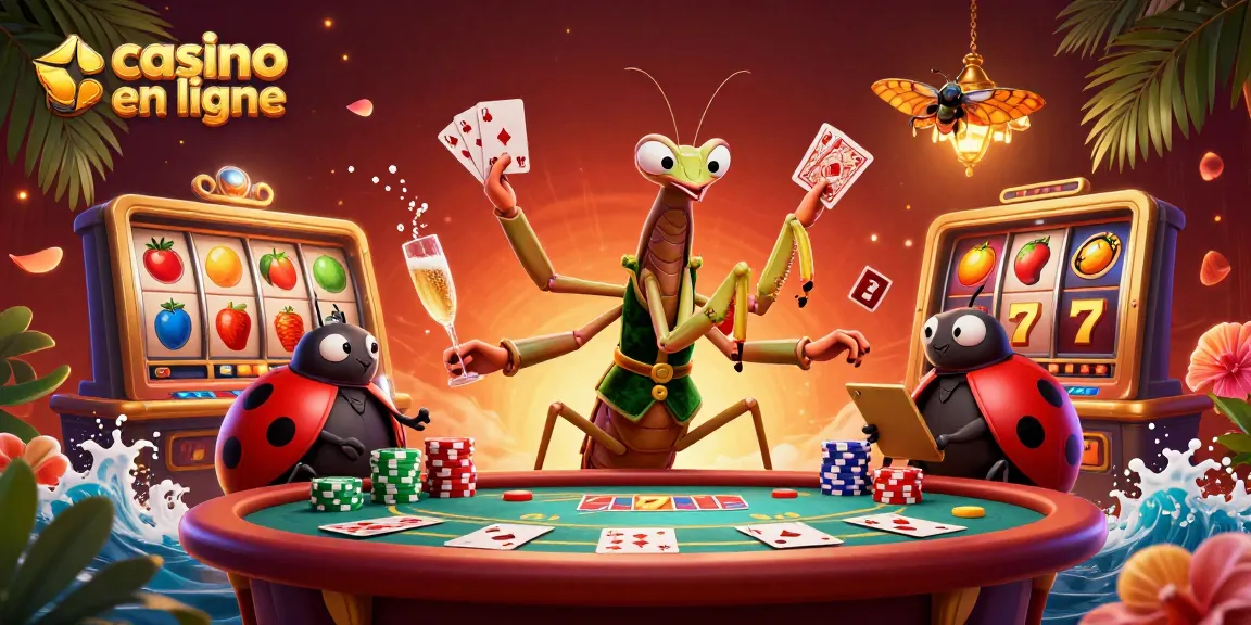 Découvrez des jeux de cartes vibrants dans un casino en ligne animé avec des personnages colorés.