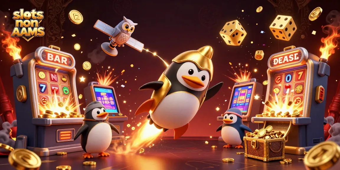 Gioca a slot non AAMS e vinci con il pinguino d'oro e il jackpot esplosivo in un ambiente da sogno.