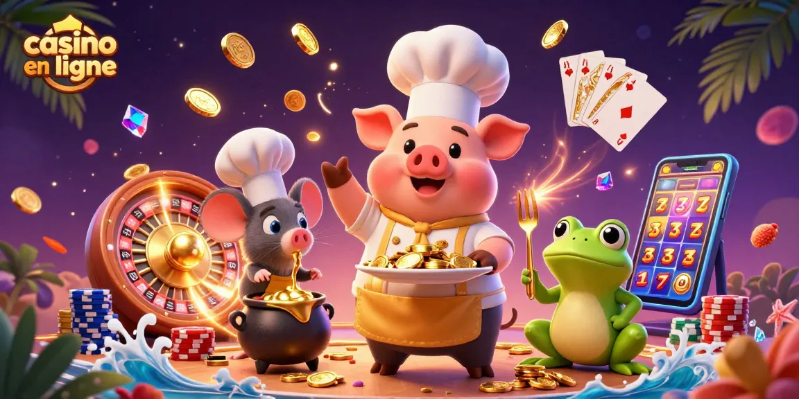 Jouez avec les éléphants de l'argent au casino en ligne avec des personnages 3D animés.