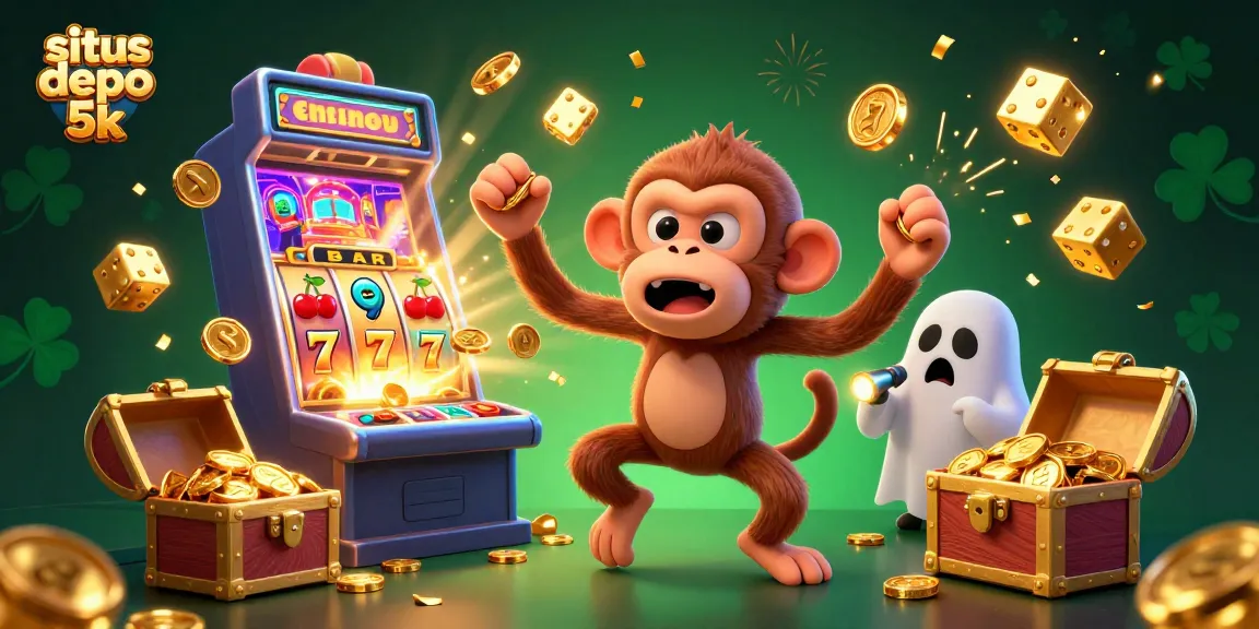 Engage with situs depo 5k showcasing vibrant casino elements and playful characters for an exciting gaming experience.