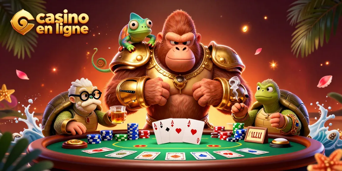 Jouez à des jeux de casino en ligne captivants avec des personnages palpitants.