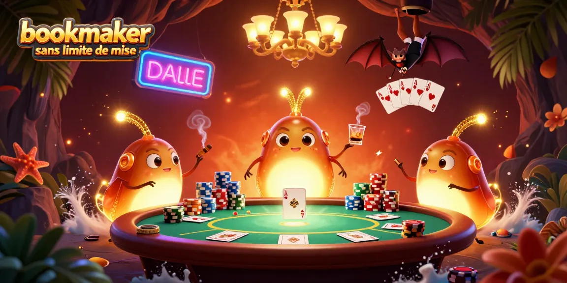 Pariez comme jamais avec un bookmaker sans limite de mise, entouré de lumière et de jeux.