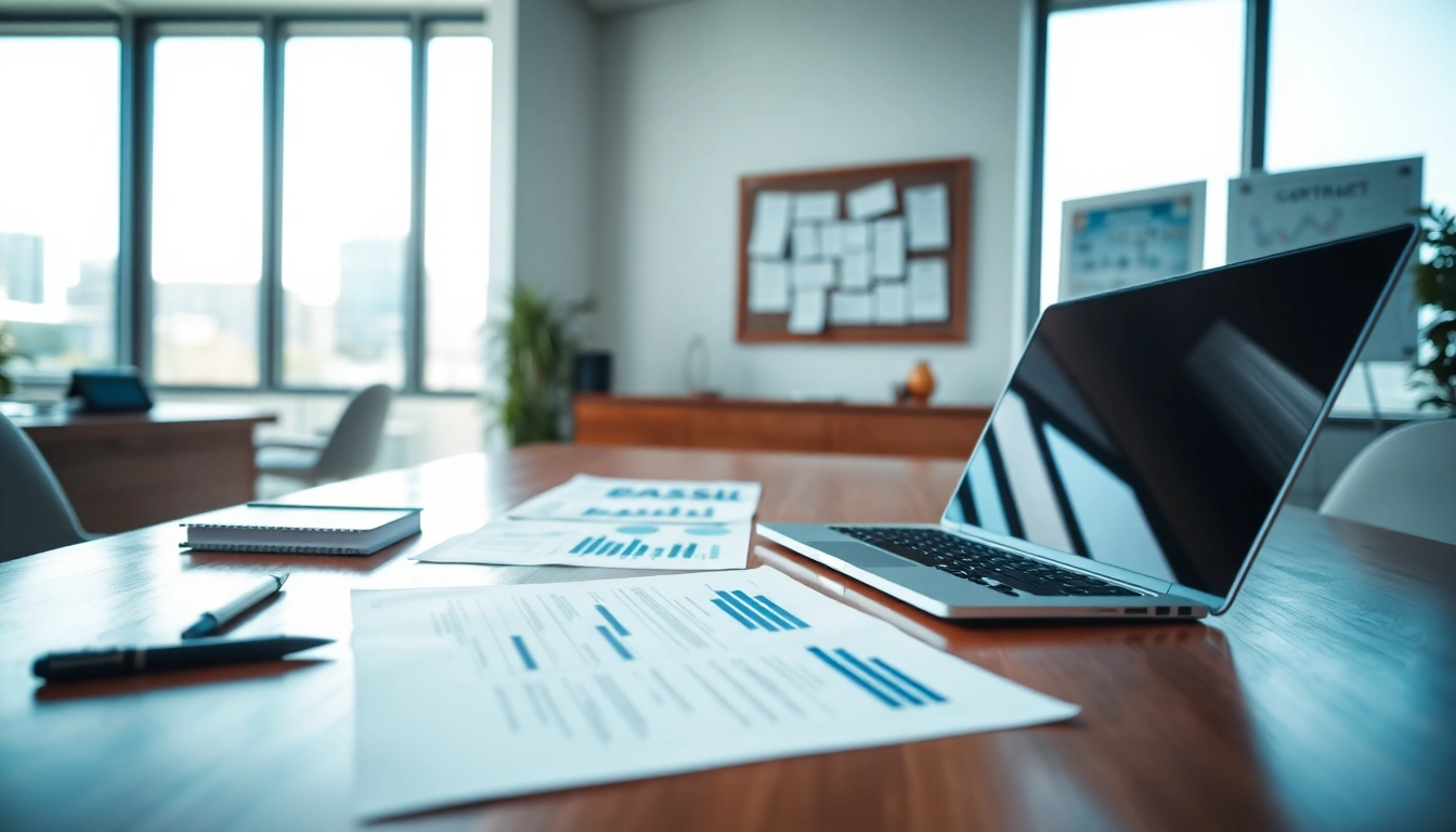 Manage and streamline Contract Management processes in a modern office setting.