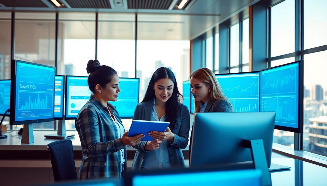 Showcase of managed it services lakeland with professionals collaborating in a bright office.