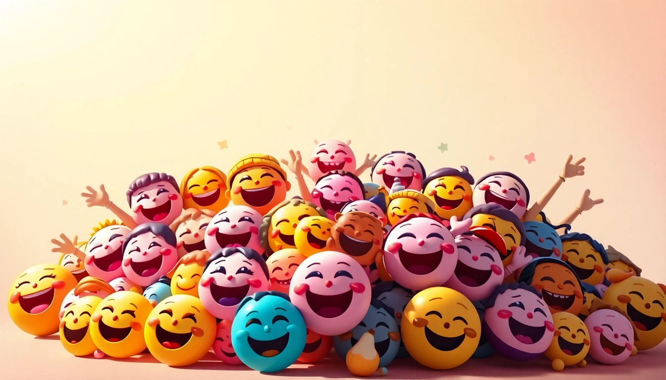 Engaging display of tiktok emojis in a vibrant collage highlighting their creative potential.