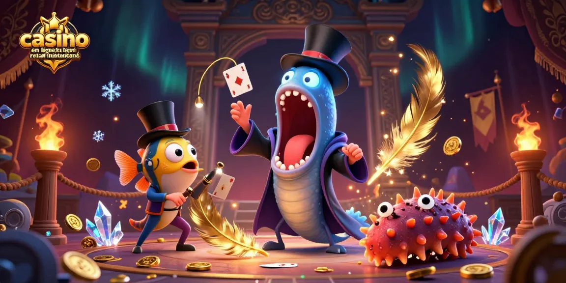 Gagnez rapidement au casino en ligne retrait instantané avec des personnages animés et des éléments de jeu en action.