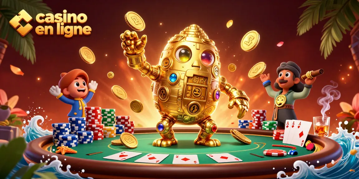 Gagnez avec les machines à sous sur casino en ligne en profitant d'un riche décor de jeu.