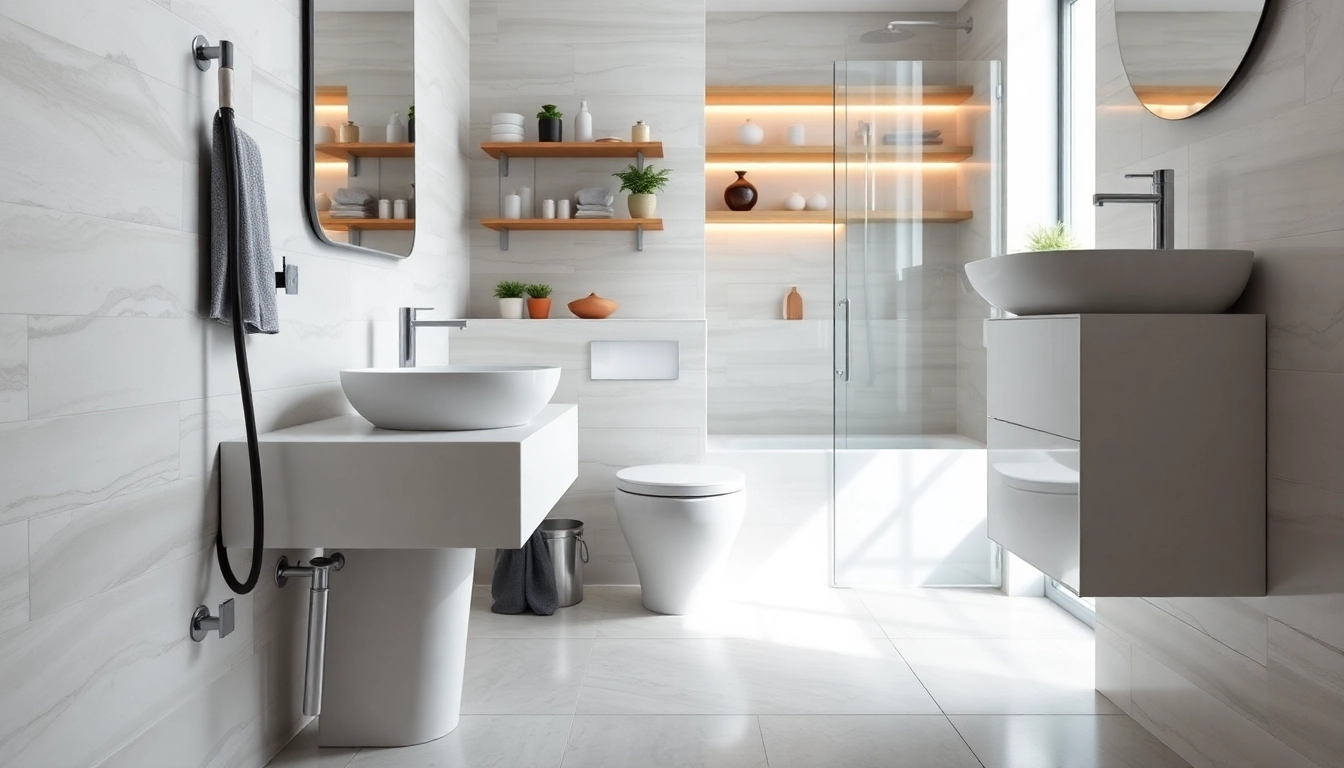 Transform your space with bathroom installation trafford, showcasing modern design and elegant fixtures.
