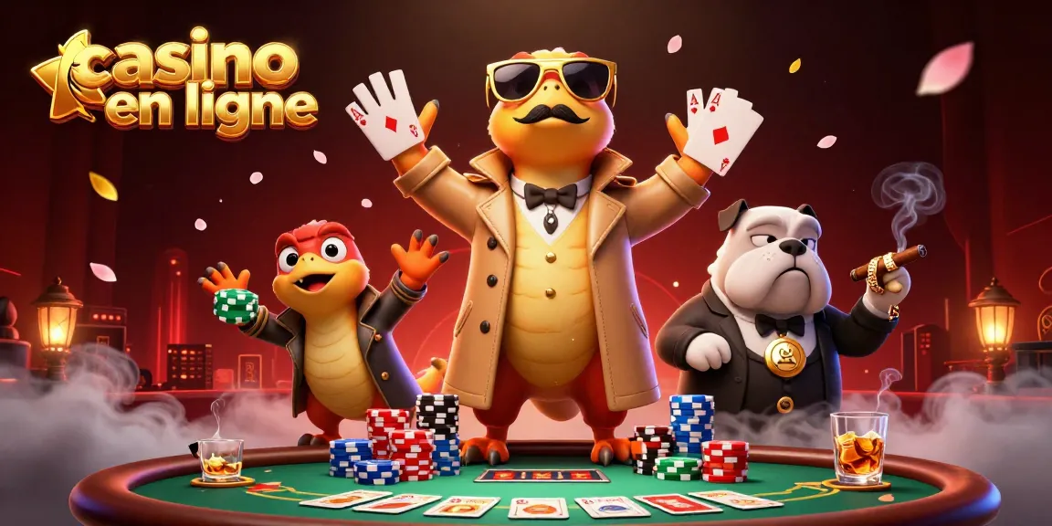 Jouer au casino en ligne avec trois raptors déguisés en entrant dans un salon VIP
