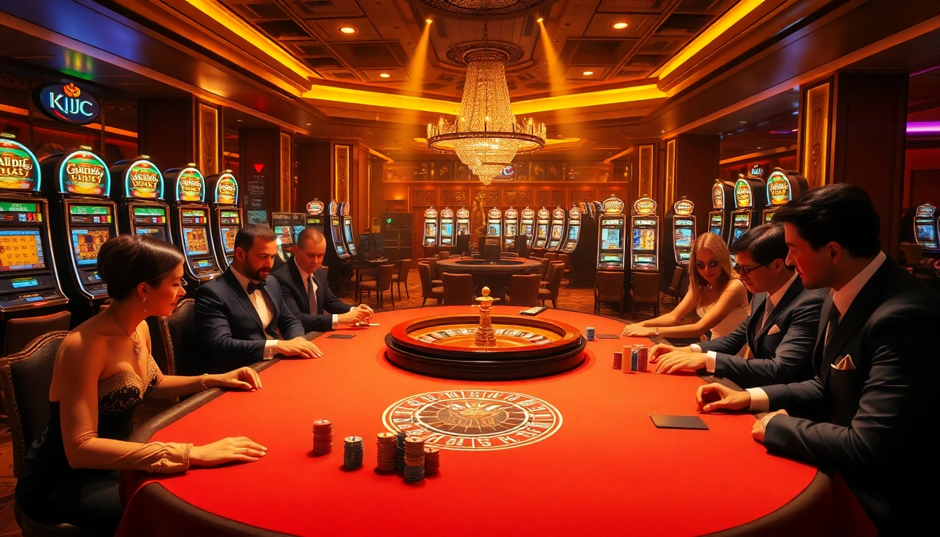 Experience thrilling casino games at https://www.kjc.global/ with high-stakes blackjack tables and vibrant slots.