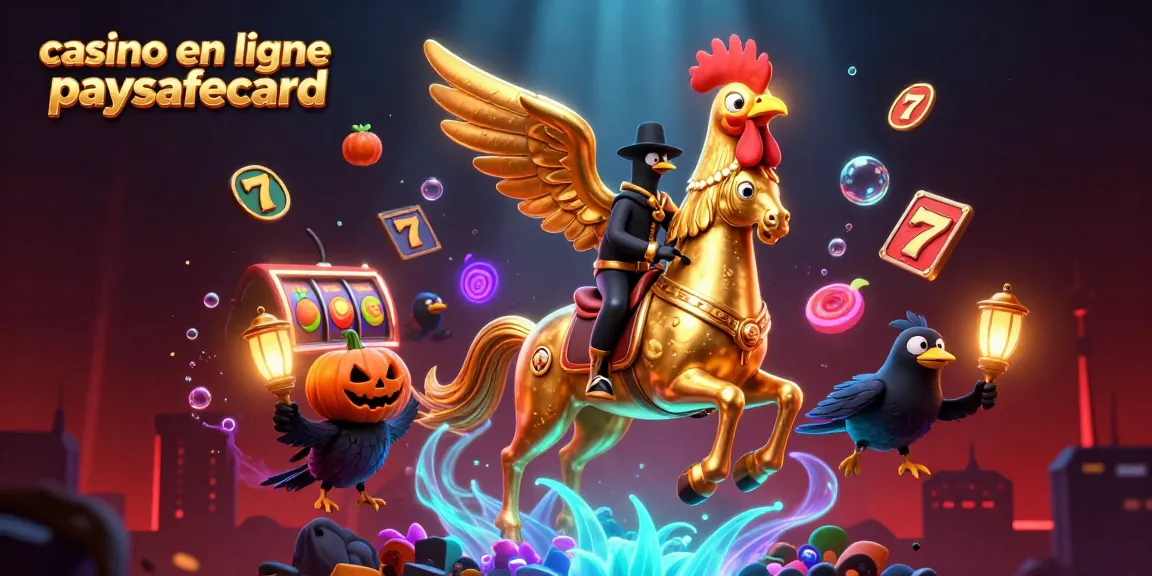 Découvrez l'animation immersive du casino en ligne paysafecard avec des éléments de jeu captivants.
