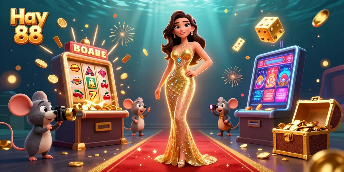 Play slots at Hay 88 surrounded by a vibrant, dynamic casino atmosphere with glamour.