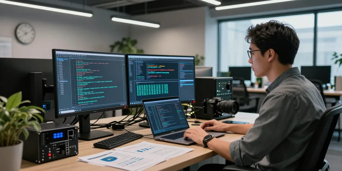 IT professional analyzing security protocols at shs-dome5.com workspace.