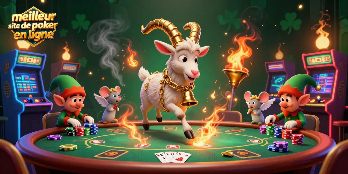 Vibrez avec le meilleur site de poker en ligne entouré de personnages de casino animés, action et stratégie au rendez-vous!