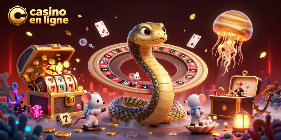 Jouez dans un casino en ligne avec un serpent Saturne et des muses astronautes faisant des paris