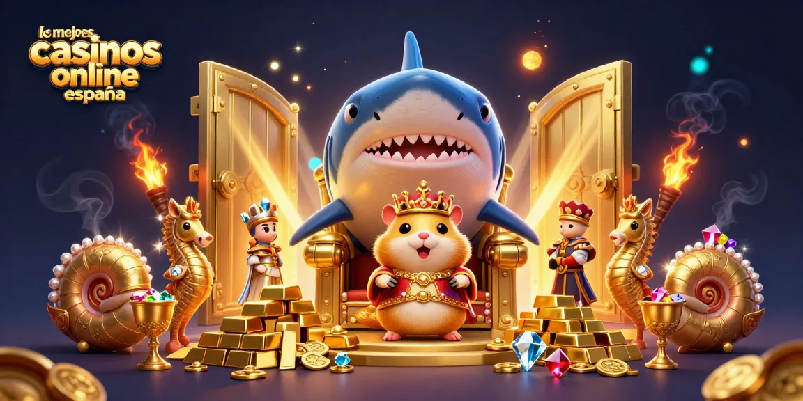 Ilumina tu experiencia en los mejores casinos online en España con esta ilustración colorida y vibrante.