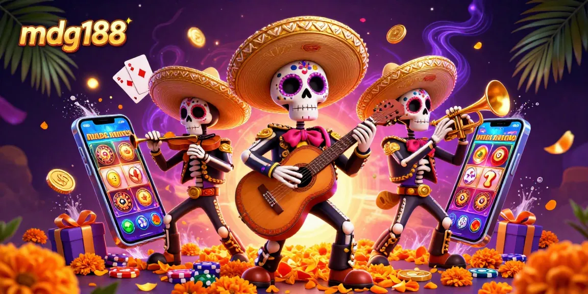 Spin the reels and win with the vibrant mdg188 casino characters and games animation.
