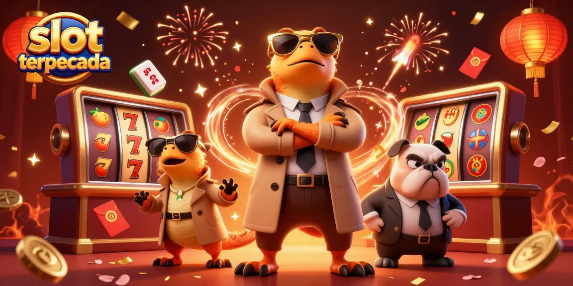 Experience thrilling gameplay at slot online terpercaya with vibrant 3D characters in a dynamic casino scene.