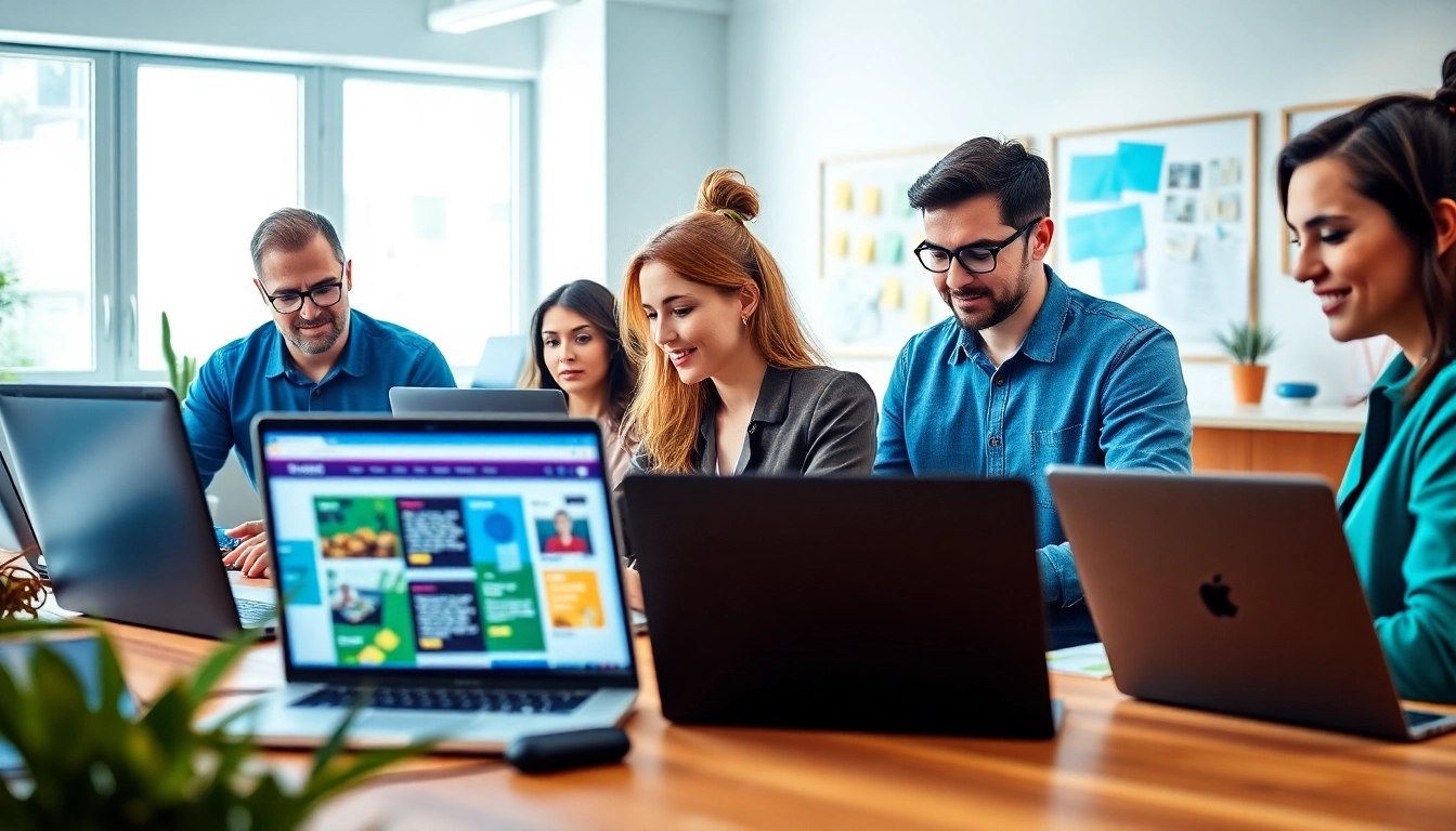 Professionelle Gestaltung eines Webauftritts bei Website erstellen lassen durch ein kreatives Team.