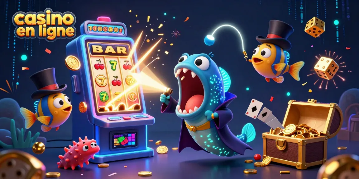 Le gulper eel en tant que magicien réalise des tours de cartes au casino en ligne avec des éléments dynamiques.