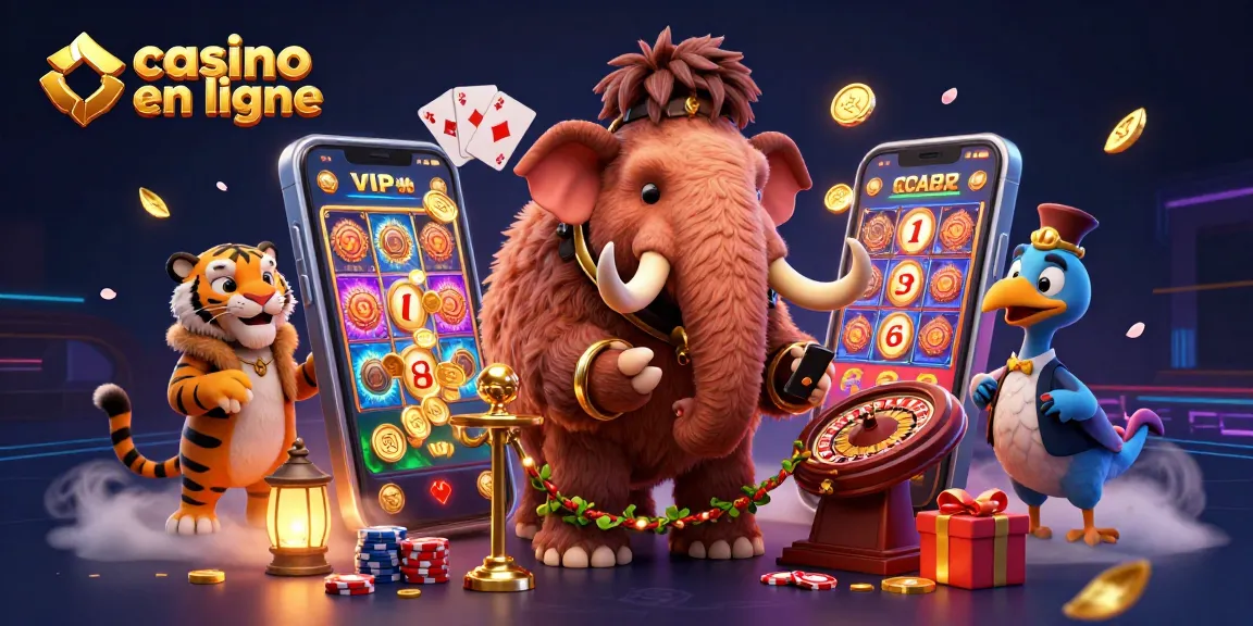 Profitez de jeux de casino en ligne captivants avec des personnages animateurs animés.