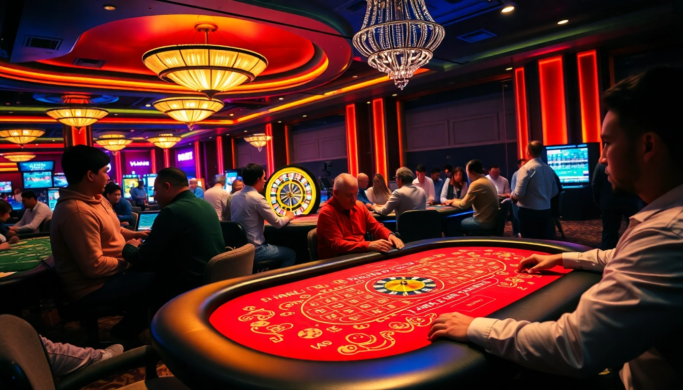 Pengalaman bermain di casino taiwannow.org/tw/about dengan pemain terlibat dalam berbagai permainan.