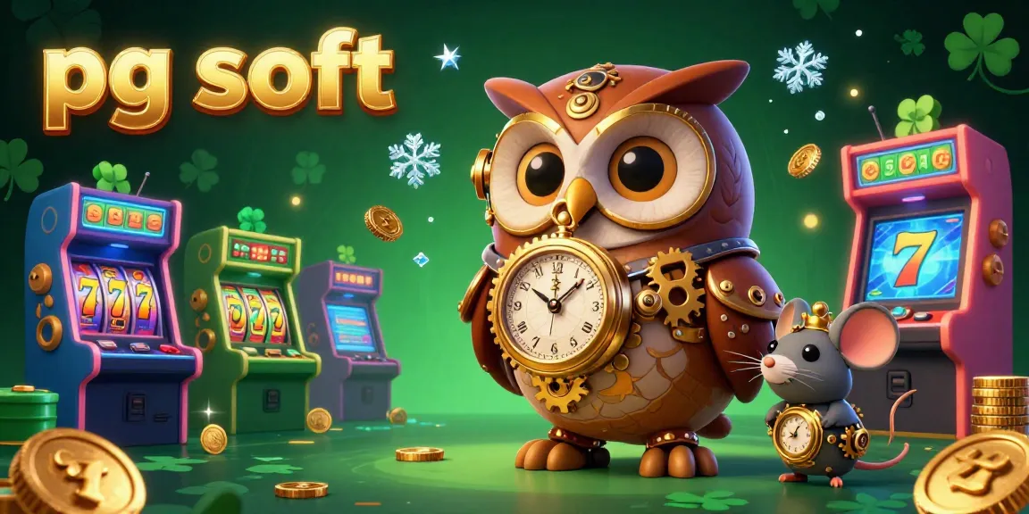 Experience the thrilling gameplay of pg soft with 3D cartoon casino elements and vibrant slot machines.