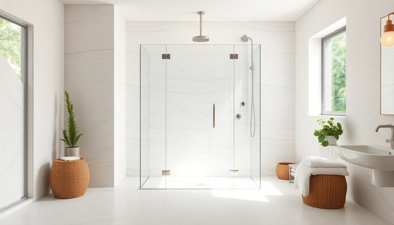 Transform your bathroom with a luxurious shower uk experience in a sleek and elegant setting.