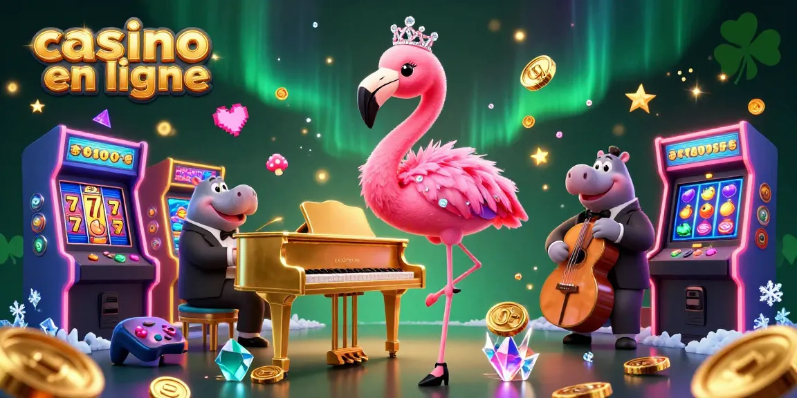 Jouez sur un casino en ligne avec une ambiance festive et des éléments de jeux captivants.