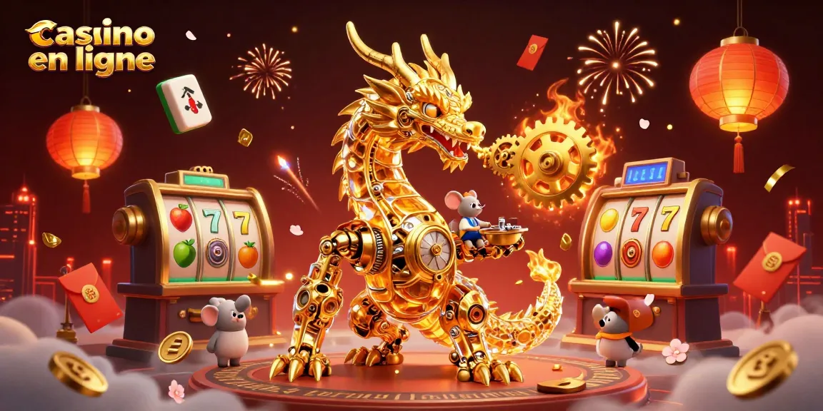 Jouez dans un casino en ligne animé avec des éléments thématiques lumineux et dynamiques.
