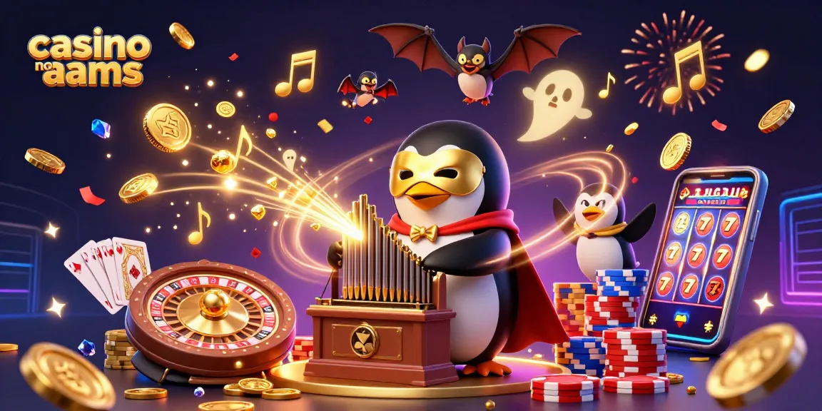 Gioca con i migliori casino non AAMS, mentre il pinguino opera su un organo d'oro che spara monete.