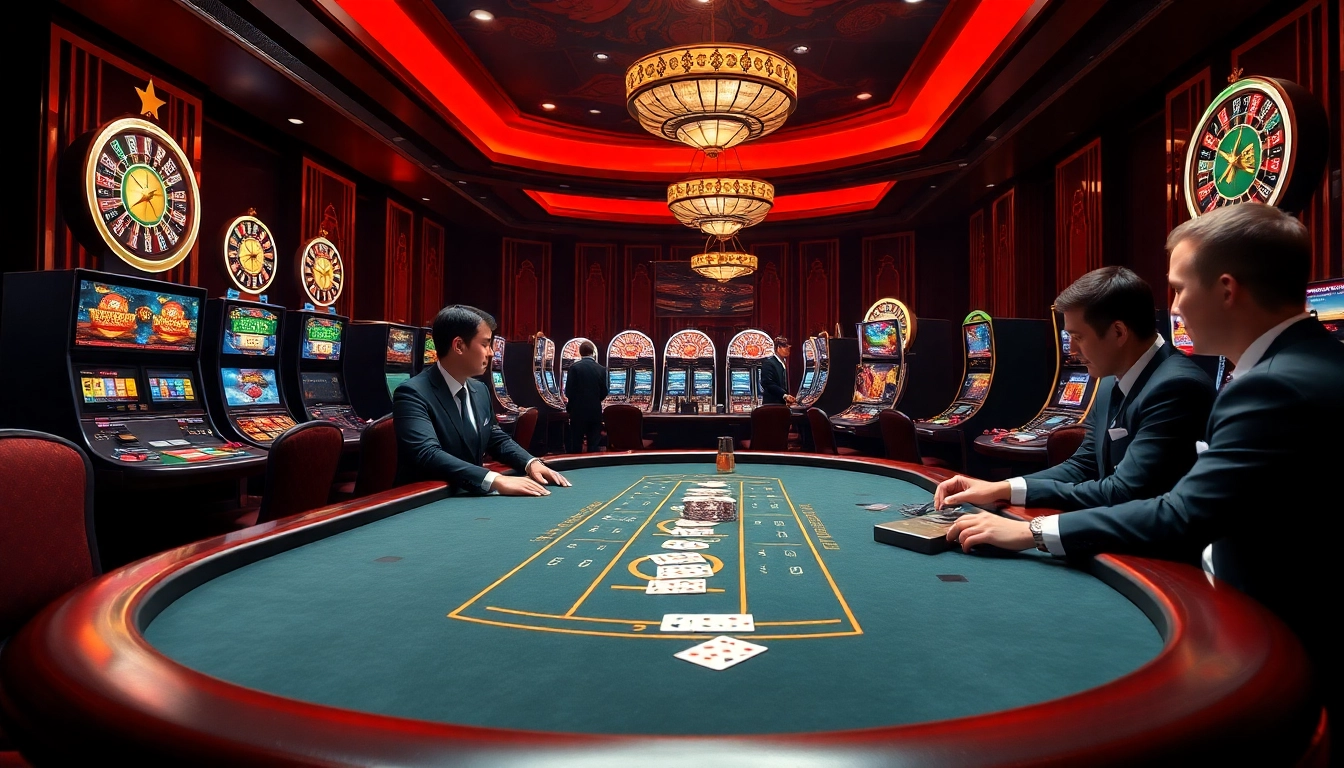 Experience the thrill of MM88 with vibrant casino games featuring poker and roulette.