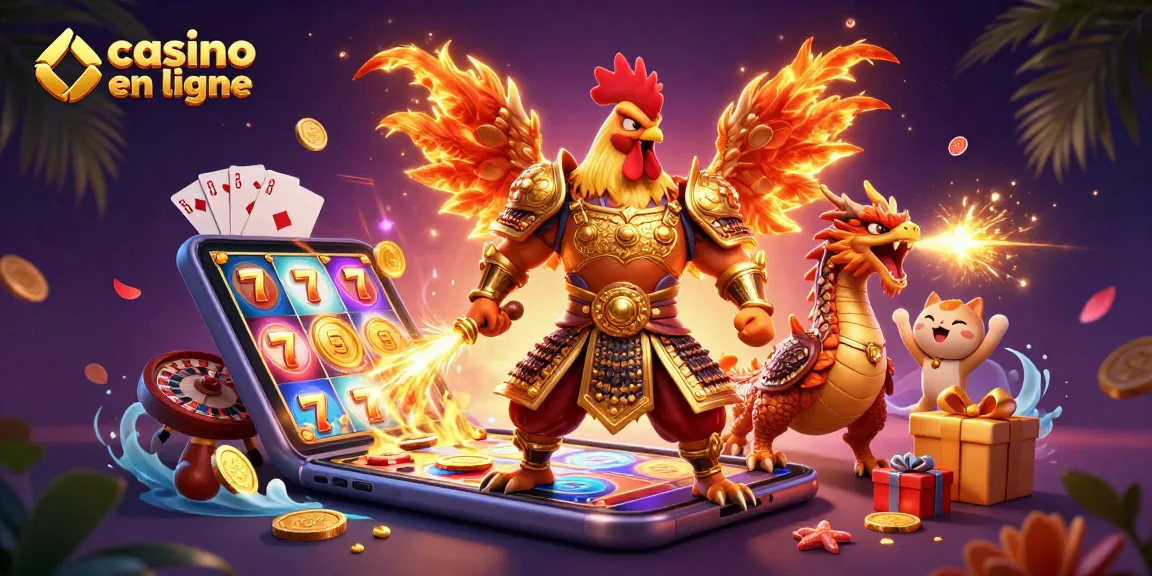 Profitez de l'excitation du casino en ligne avec des personnages animés et des jeux de chance