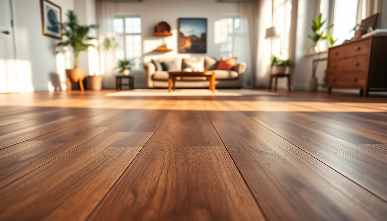 Discover the beauty of vinyl plank flooring in a stylish living room setting.