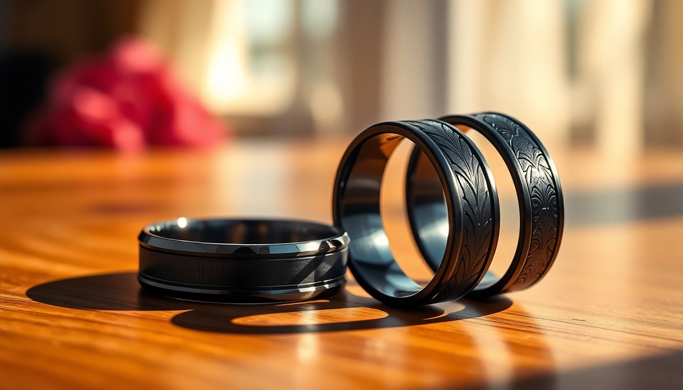Stylish Black Wedding Rings for Men: A Modern Symbol of Commitment