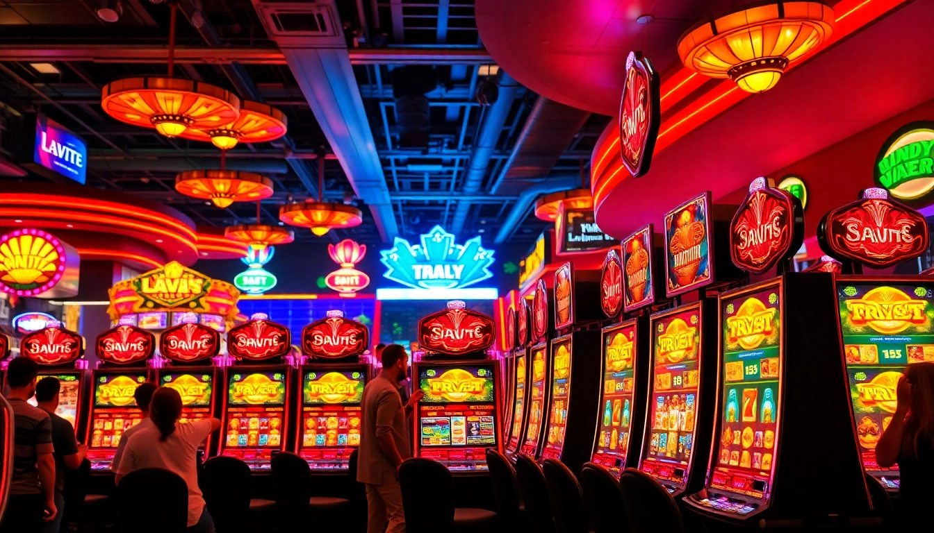 Menangkan slot gacor hari ini dengan suasana kasino yang meriah dan penuh warna.