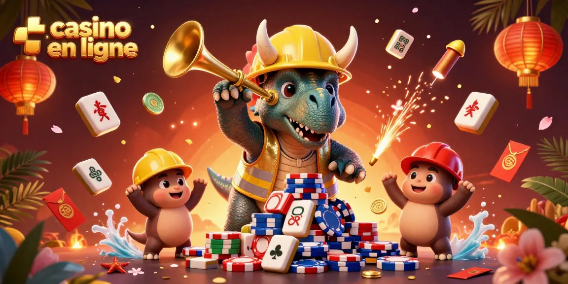 Construisez votre chance au casino en ligne avec des personnages colorés et des éléments de jeu dynamiques.