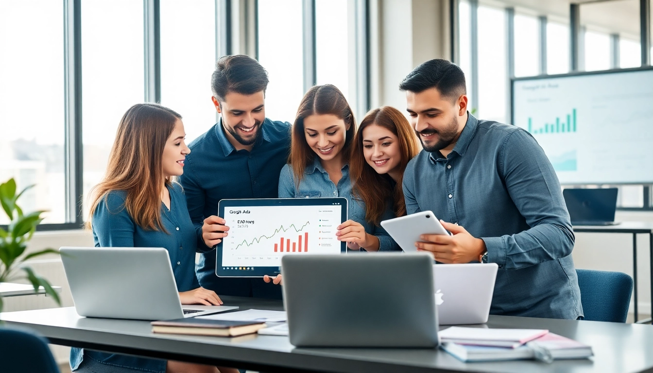 Maximize your reach with expert google ads edmonton strategies in a vibrant workspace.