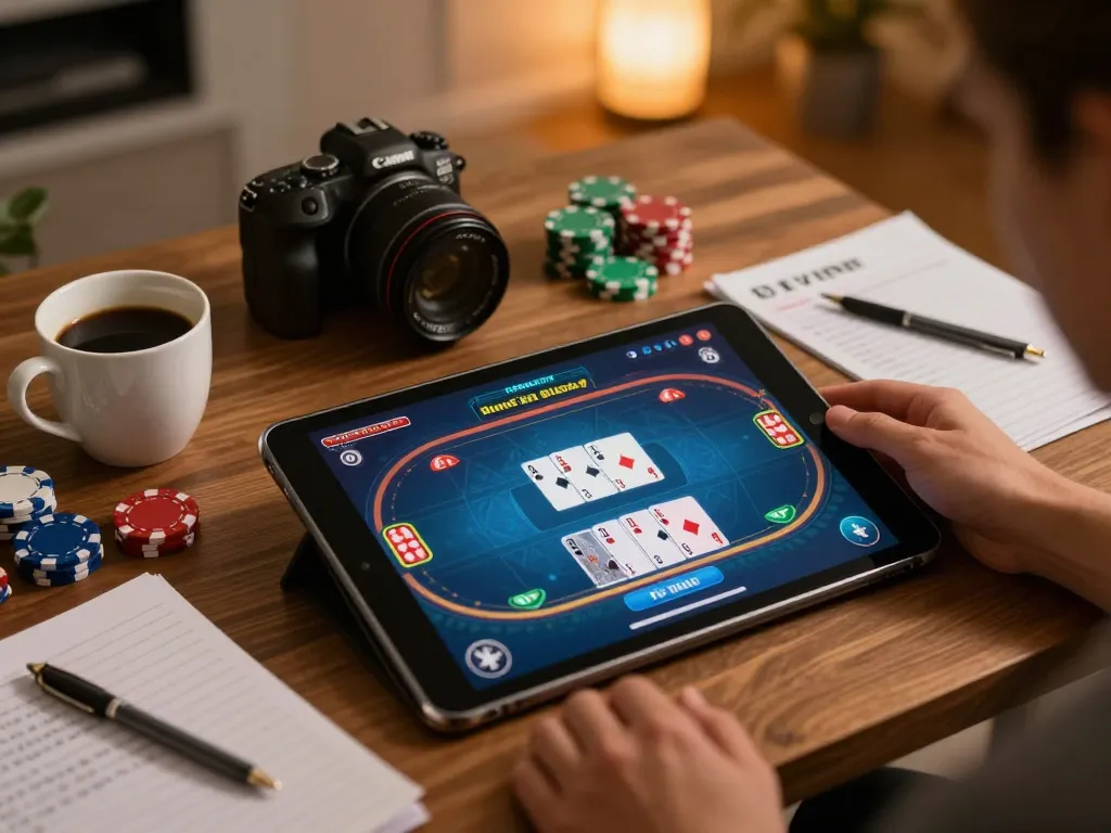 Rasakan pengalaman permainan poker online yang mendebarkan dengan paris888 di tablet Anda, dengan grafik yang hidup dan suasana yang nyaman.