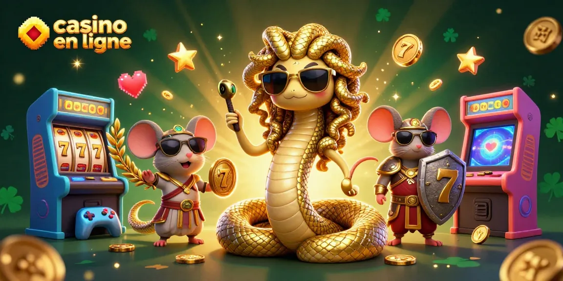 Profitez de l'excitation des jeux de casino en ligne avec des personnages animés dans un univers ludique.