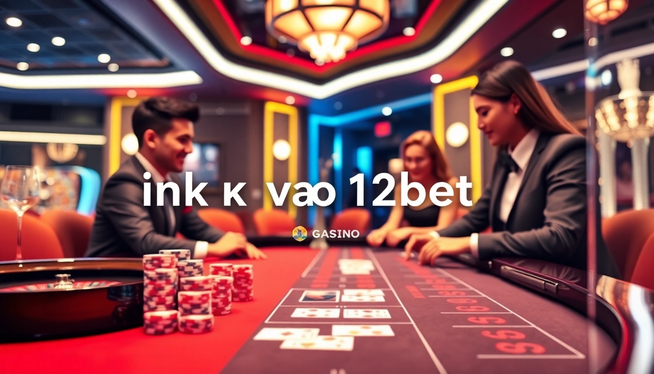 Experience the excitement of online gambling with ink vao 12bet in a luxurious casino setting.