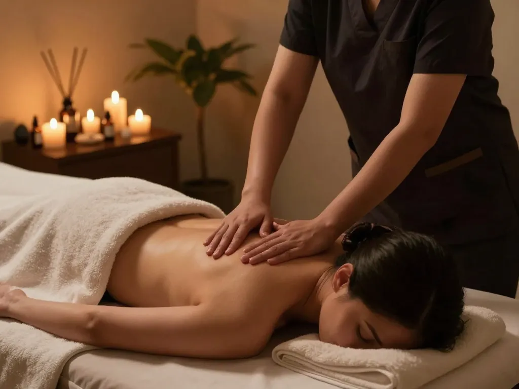 Experience a calming 부전동마사지 in a serene spa setting with soothing ambiance.