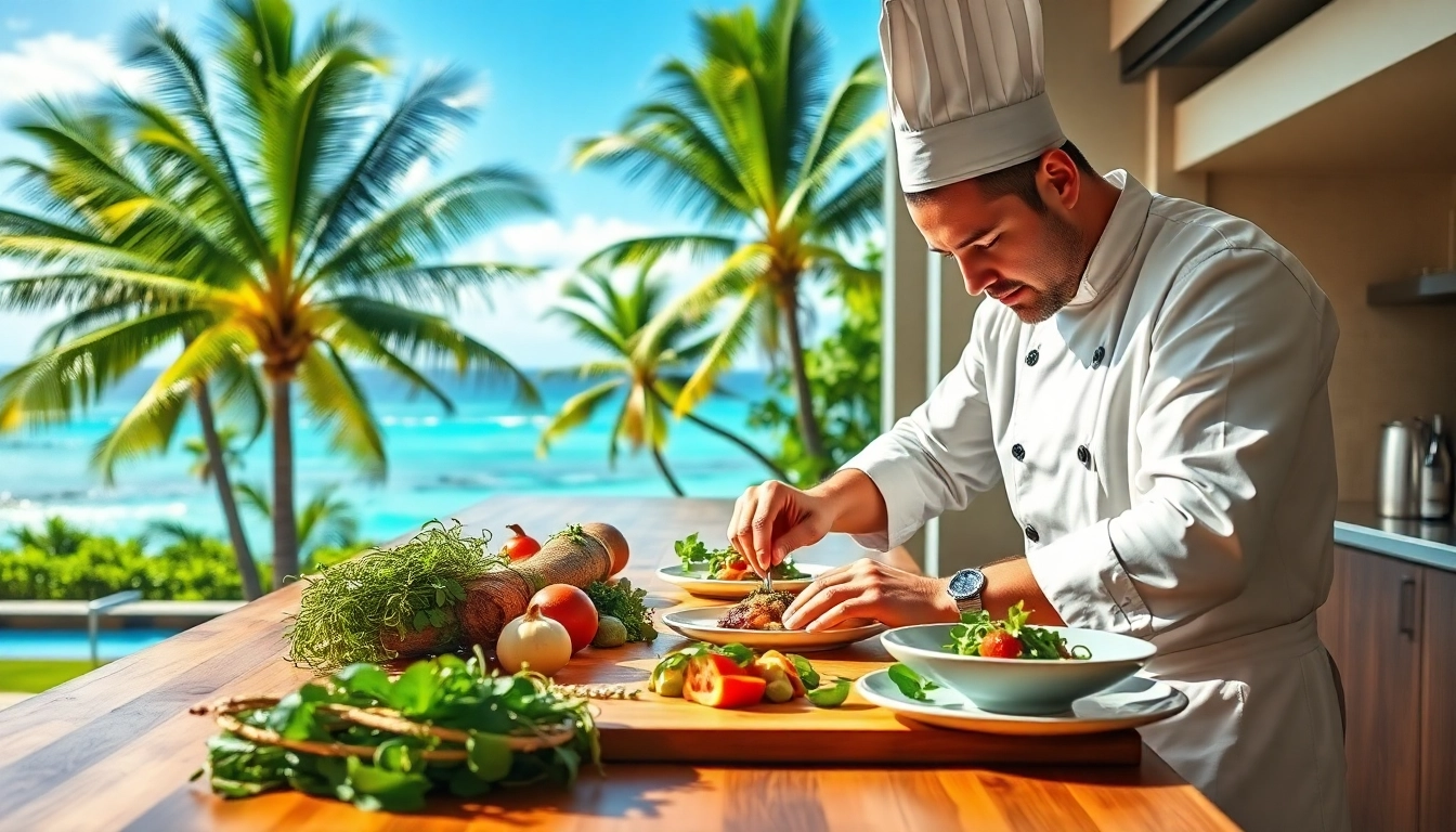 Experience the Culinary Artistry of a St Martin Private Chef for Your Next Event