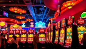 Menangkan slot gacor hari ini dengan suasana kasino yang meriah dan penuh warna.