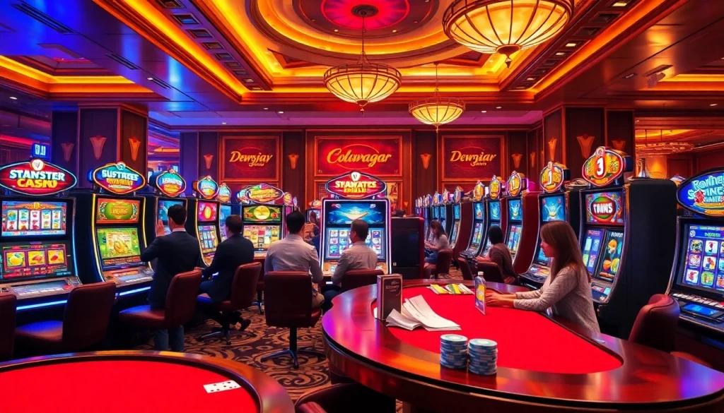 Selami keseruan slot Dewanaga89 dengan mesin slot yang penuh warna di kasino mewah.