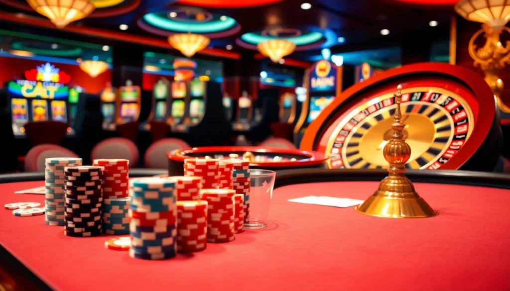 Experience the excitement of gameplay at https:/sc88.bz/ with stunning casino visuals featuring poker and roulette.