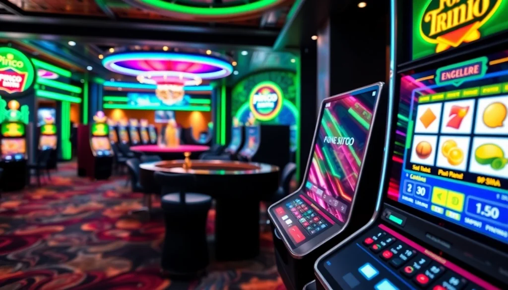 Pinco Casino platforma canlı oyun mühitini təqdim edir, müasir dizaynlı slot maşınları ilə.