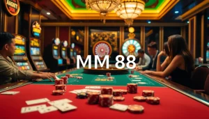 Experience the thrill of MM 88 with exciting table games and vibrant slot machines.